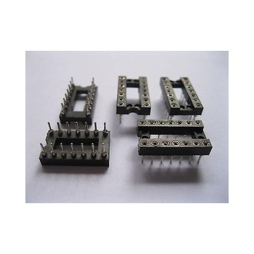 4 pcs IC Socket Adapter 14 Pin Round DIP High Quality
