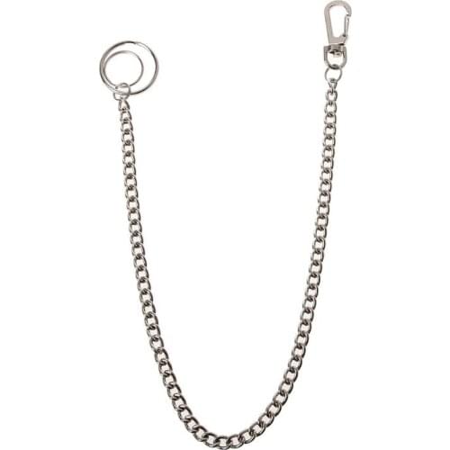 83XC Hip Hop Pants Chain Secure Travel Wallet Chain Heavy Duty Jeans Link Coil Leash