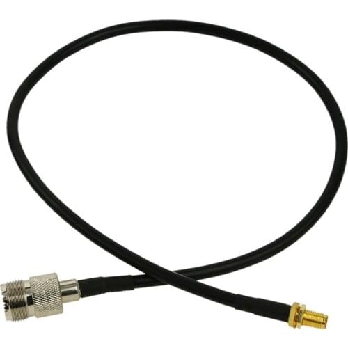Promotion! RF coaxial cable SMA female to UHF SO239 PL259 female RG58 50CM