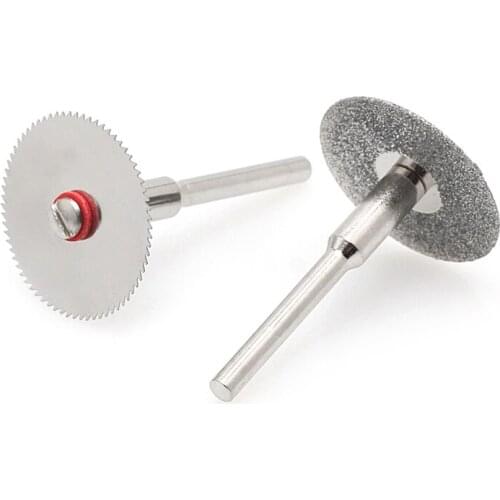 OOTDTY 38pcs/set Diamond Cutting Disc Saw Blade Dremel Tools Accessories Grinding Wheel Set Rotary Tool Wheel Circular Saws