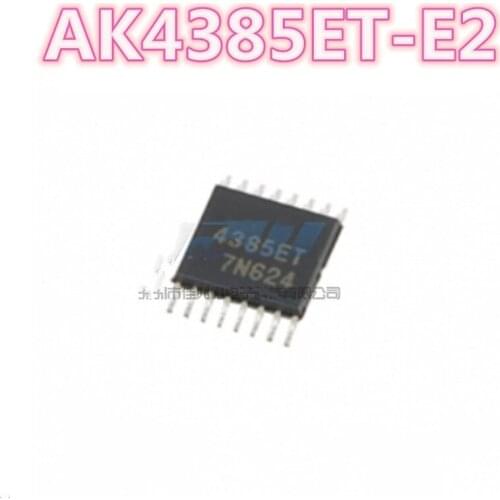 Free shipping: 10PCS AK4385ET-E2 AK4385ET 4385ET-E2 4385ET TSSOP16 Power Management IC