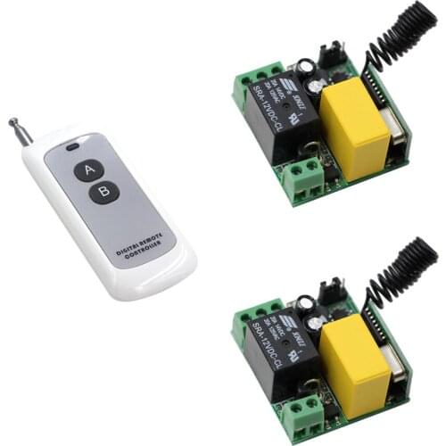 AC 220V Wireless Remote Control Light Switches Radio Control Switch Remote ON/OFF 1CH 10A Relay Transmitter Receiver