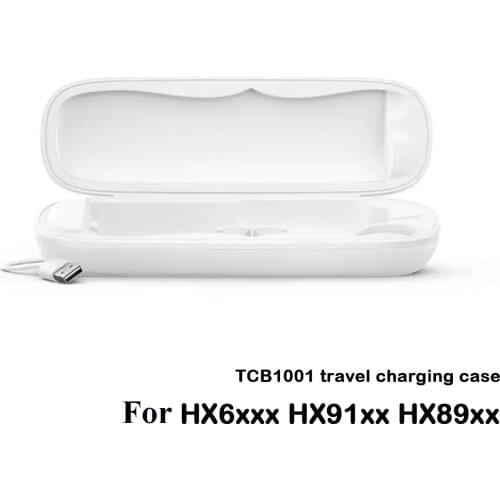 PHILIPS Sonicare General Model Travel Charging Case TCB1001 White Electric Toothbrush HX6631 HX6930 HX9192 HX6950 HX6330