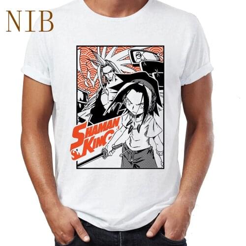 Cartoon anime The Super Star Shaman printing Tees Kawaii anime King of Shamans t shirt gothic punk oversized women/mens T-Shirt