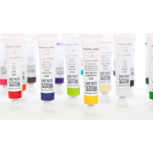 South Korea Imports Shinhan Paste Watercolor Paint Single 12ml Tube 30 colors Tube Transparent Watercolour Acuarelas Art
