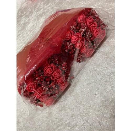 Red Bridesmaid Crown wedding bride mariage хна henna