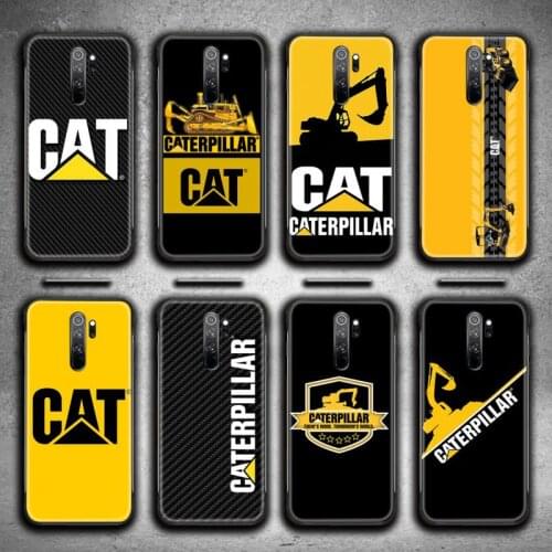 Caterpillar logo Phone Case for Redmi 9A 8A 7 6 6A Note 9 8 8T Pro Max Redmi 9 K20 K30 Pro