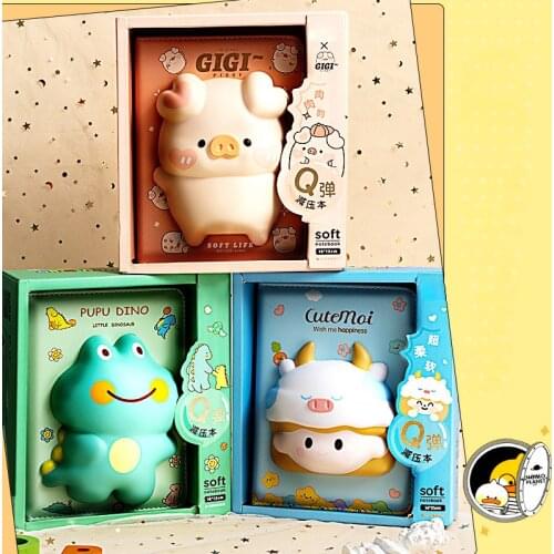 Cartoon Decompression Notebook Student Super Cute and Cute Decompression Book Literary Diary Book Creative Hand Book