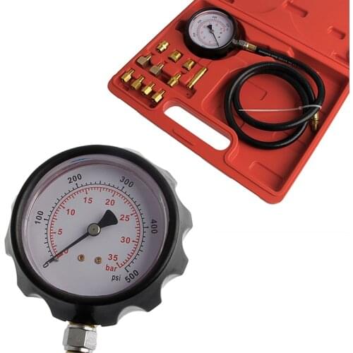 2020 New 1Set Car Fuel Pressure Testers Auto Wave Box Cylinder Pressure Meter Oil Tester Gauge Diagnostic Service Tools