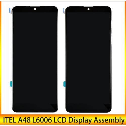 ORIGINAL LCD 720 x 1560 px 6.10" For Itel A48 L6006 LCD Display Screen Touch Sensor Digitizer Black Colorl