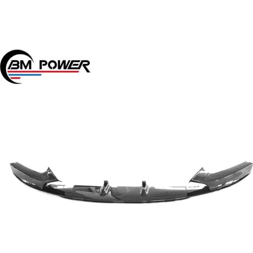 High quality matt water print gloss black front lip fit for pp material 2 series 228i 220i F22 MP front lip front spoiler