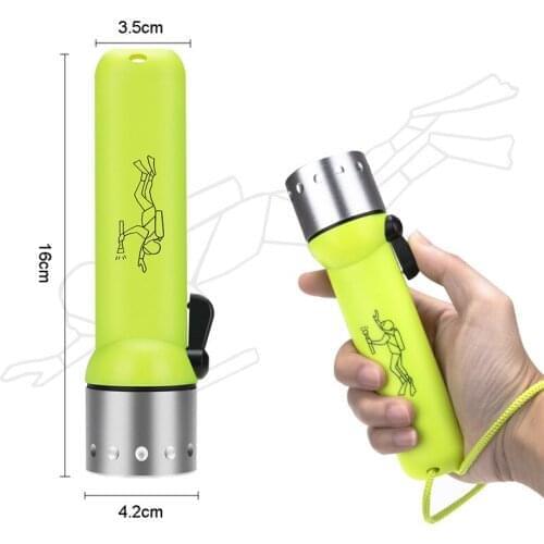 LED Diving Flashlight Q5 LED Waterproof scuba Diver Flashlight underwater Flash Light Torch camping outdoor work light