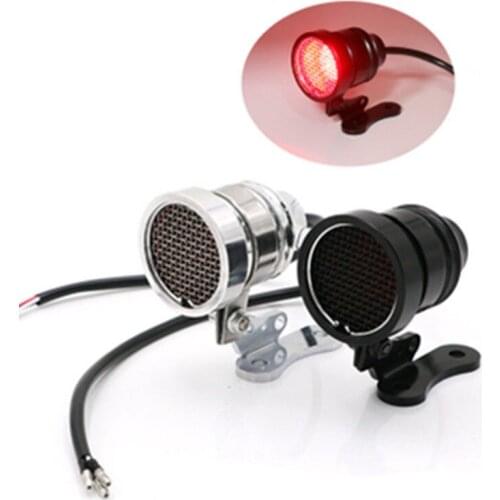 Motorcycle Custom LED Tail Light License Number Plate Light Cafe Racer Chopper Dual Sport bike Cruiser Bobber Chopper Touring