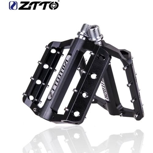 ZTTO MTB Bike Pedal ultralight Aluminum Alloy DU Bearings Anti-slip Big feet Pedal Road Gravel bike bicycle CNC pedal for XC AM