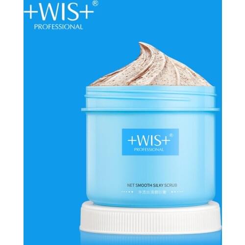 WIS Smooth Silky Scrub Nicotinamide Skin Care Whitening Repair After Sun Deep Cleansing Brighten Peeling body Scrub Cream250g