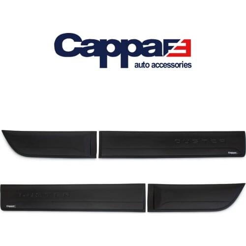 CAPPAFE Guard of doors 4 Pieces/Set for Dacia Duster 2018 Above- ABS plastic car accessories protective plate car styling tuning