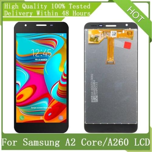 5” NEW AMOLED LCD For Samsung Galaxy A2 Core A260 A260F A260G LCD Display Touch Screen Digitizer Assembly Parts+Service Pack