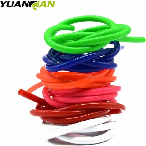 1M Car Motorcycle Dirt Fuel Gas Oil Delivery Tube Hose Line Rubber Material Petrol Pipe 8 Colors FOR KAWASAKI