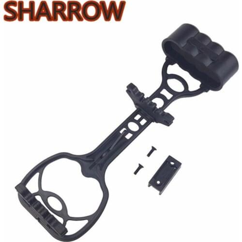 1Pc 4 Spot Archery Arrow Quiver Holder Case Compound Bow Quick Release Lock Mounting For Outdoor Training Shooting Accessories