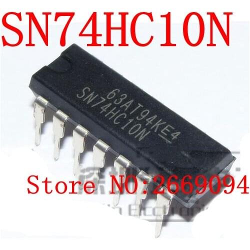 1PCS HD74HC10P 74HC10P DIP14 HD74HC10 DIP SN74HC10N 74HC10N 74HC10 new and original IC