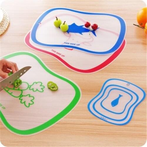 1Pcs Plastic Chopping Board Non-slip Frosted Kitchen Cutting Board Vegetable Meat Tools Kitchen Accessories Chopping Board