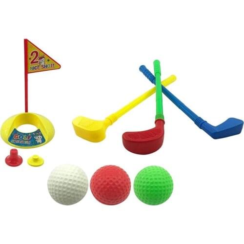 10PCs/Set Golf Ball Training Kit Indoor Outdoor Training Practice Kids Security Practice Toy Children Gifts