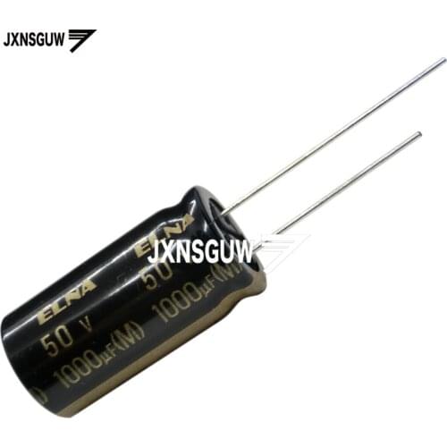 10PCS Original ELNA RA3 50V1000UF 12.5X25MM audio Aluminum electrolytic capacitor 1000uF/50V 85 degrees 50v 1000uF