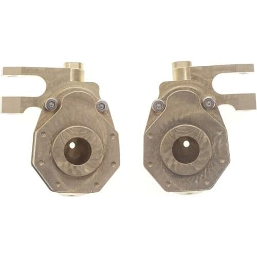 2Pcs Brass Portal Drive Housing Heavy Counterweight For 1/10 RC Crawler Traxxas TRX-4 TRX4 TRX-6 8252 Upgrade Parts