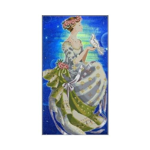 25-MD-58 with draw fabric cross-stitch cloth with beaded metal thread cross-stitch kit styles cross stitch kit