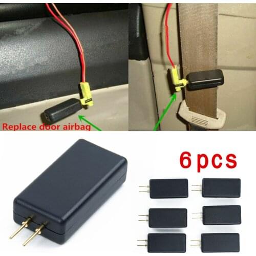 6Pcs Car SRS Airbag Simulator Emulator Resistor Bypass Fault Finding Diagnostic Fits For Most Airbag SRS System