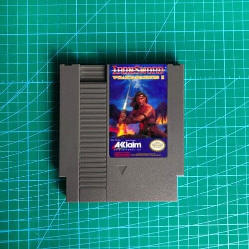 Wizards & Warriors II - Ironsword - 72 pins 8bit game cartridge