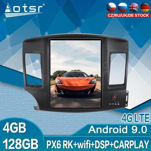 Android Car Radio For Mitsubishi Lancer EVO 2007 2008 2009 - 2017 Car Multimedia Player GPS Navigation Tesla Screen Video Player