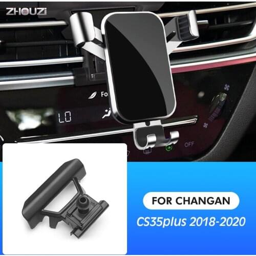 Car Mobile Phone Holder Air Vent Mounts Stand GPS Gravity Navigation Bracket For Changan CS35 Plus 2018 2019 2020 Accessories