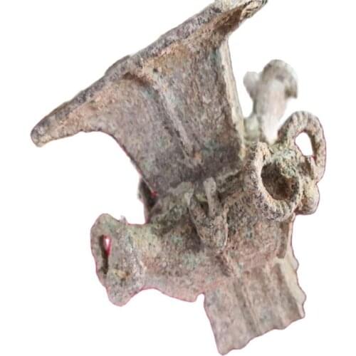 China old bronze ornaments four sheep bronze Ancient wine bottle