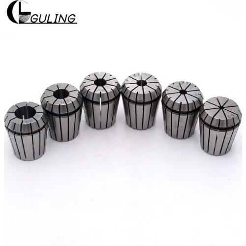 GULING ER collet High precision ER16 collet 1-10mm 65Mn spring steel collet for CNC milling tool holder