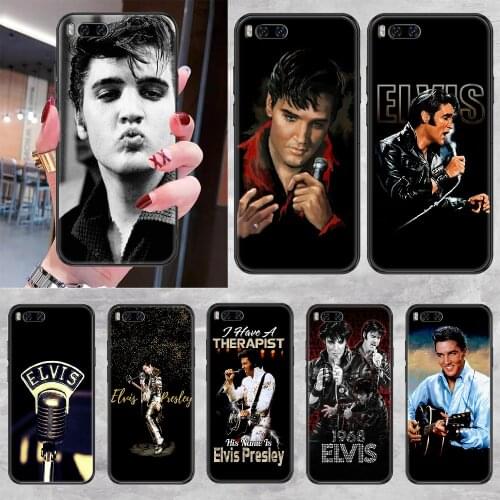 Elvis Presley Phone case For Xiaomi Mi Max Note 3 A2 A3 8 9 9T 10 Lite Pro Ultra black tpu cell cover art prime trend back