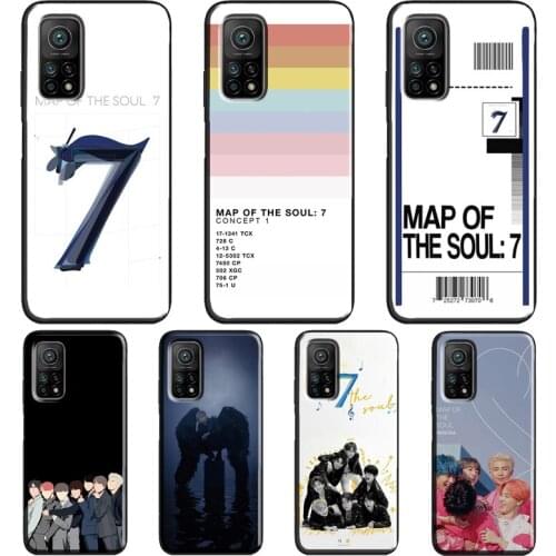 Map of Soul 7 KPOP Case For Xiaomi Mi 11 Ultra 9 10 Lite Mi 10T Pro Note 10 Lite Cover For POCO X3 Pro M3 F3