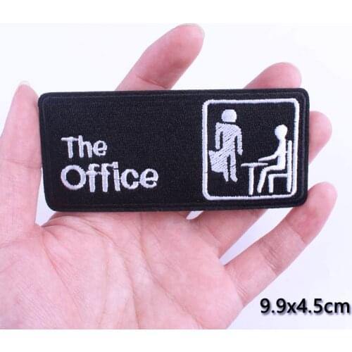 Black And White Patches For Clothing Letter Iron On Patches On Clothes Zipper Fish Patch Sticker Skull Embroidery Badge Stripe