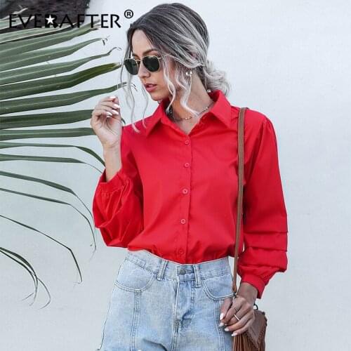 Блузки на пуговицах EVERAFTER China At AliExpress