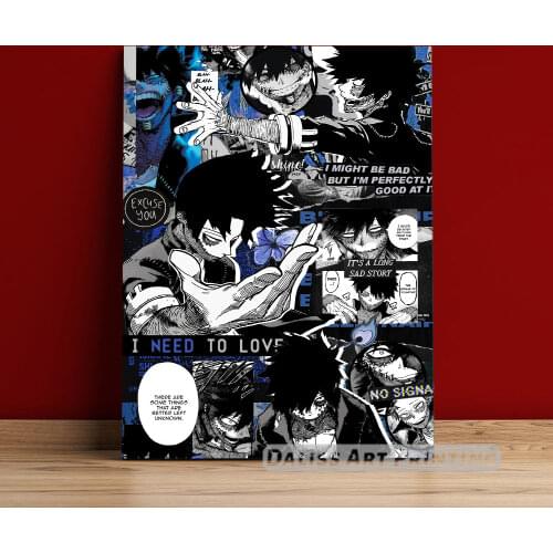 Canvas Anime dabi My Hero Academia Pictures Home Decoration Paintings Poster HD Prints Wall Art Modular Living Room Framed