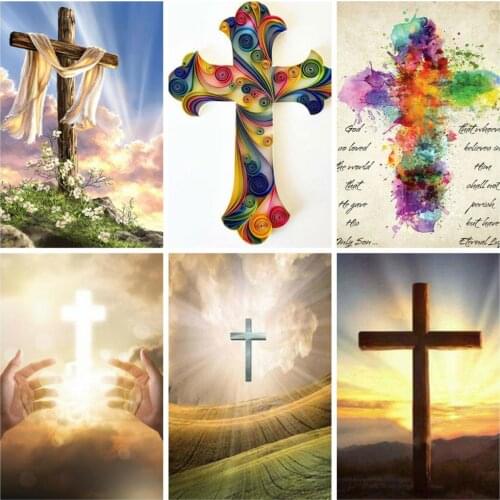 HUACAN 5d Diamond Painting New Arrivals Religion Diamond Embroidery Sale Christian Pictures Of Rhinestones Handicraft