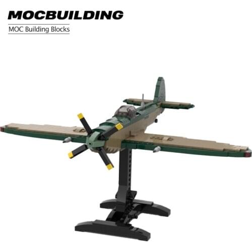 DIY Building Blocks Of World War II Military Air Force Fighter Assembled Toy Airplane Model Childrens Toy Boys Birthday Presen