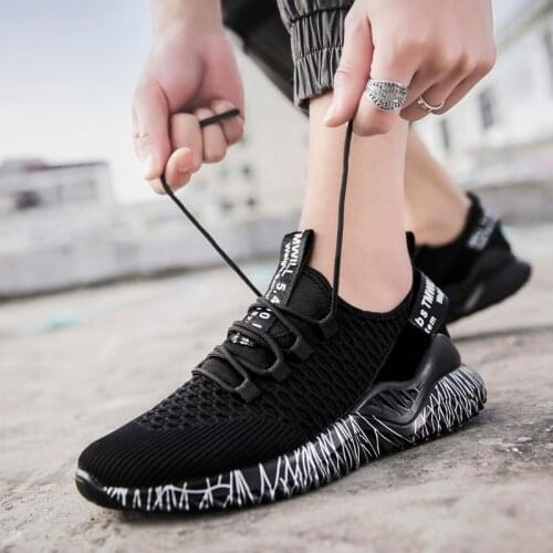 VEAMORS Fashion Breathable Ultra Light Running Shoes Unisex Mesh Sneakers Man Women Weave Men Casual Jogging Walking Shoes