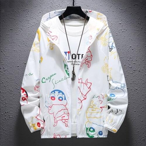 Thin Jacket Men Woman Lovers Summer Versatile Student Sunscreen Outdoor Anti Ultraviolet Light Breathable Jacket Sunscreen 2973