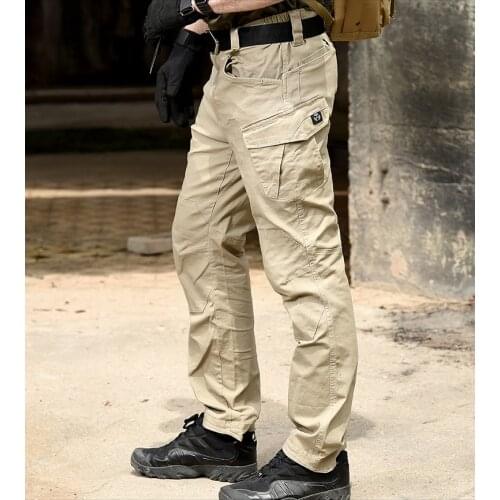Men SWAT Combat Military Tactical Pants Men Outdoor Camping Army Cargo Pants Casual Cotton Security Bodyguard Hiking Trouser
