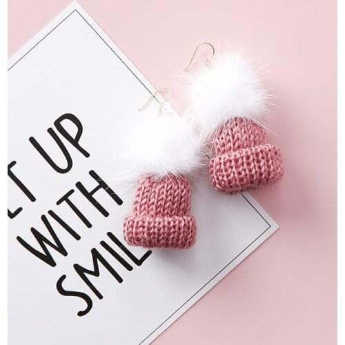 2021 New Fashion jewelry Cute earring female Crystal from Austrian Temperament autumn and winter Christmas earring