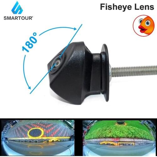 Fisheye 180° Car Front Logo Camera For Toyota Prado Highlander Land Camry Front View Reversing Backup Camera Parking Assistance