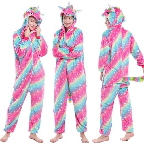 Toddler Girl Pajamas Onesie Unicorn Costume Kigurumi Pajamas Panda Clothes Animal Jumpsuit Girls Pijamas Women Onesies for Adult