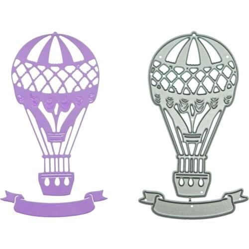Hot Air Balloon Pattern Cutting Dies Metal Die Cutter For Scrapbooking DIY Paper Card Clip Art Work Decorating Stencil