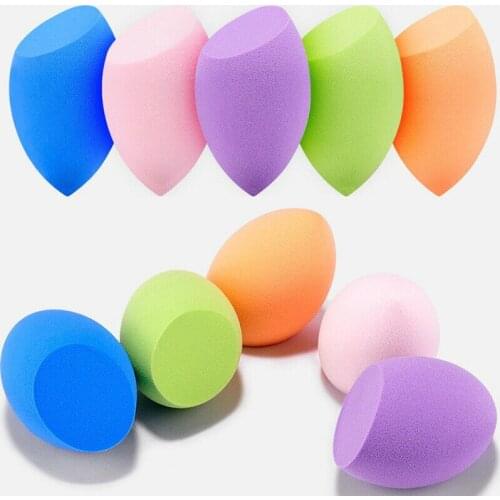1Pcs New Soft Olivary Shape Makeup Cosmetic Puff Foundation Sponge Powder Smooth Beauty Face Clean Makeup Tool Accessory